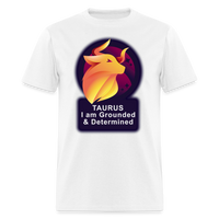 Thumbnail for Men's Glow Taurus Classic T-Shirt - white