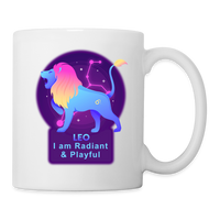 Thumbnail for Neon Leo Coffee/Tea Mug - white