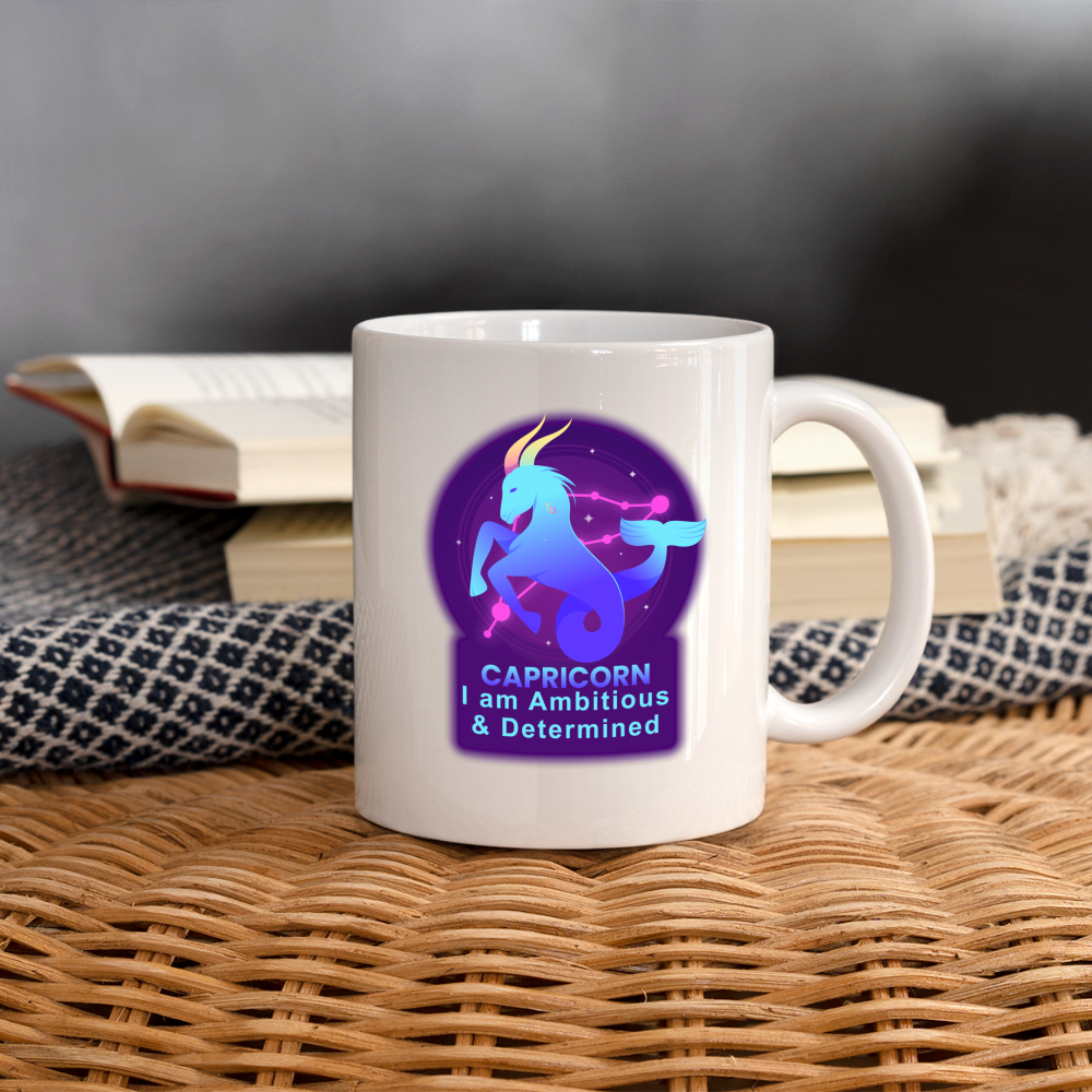 Neon Capricorn Coffee/Tea Mug - white