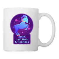 Thumbnail for Neon Aries Coffee/Tea Mug - white