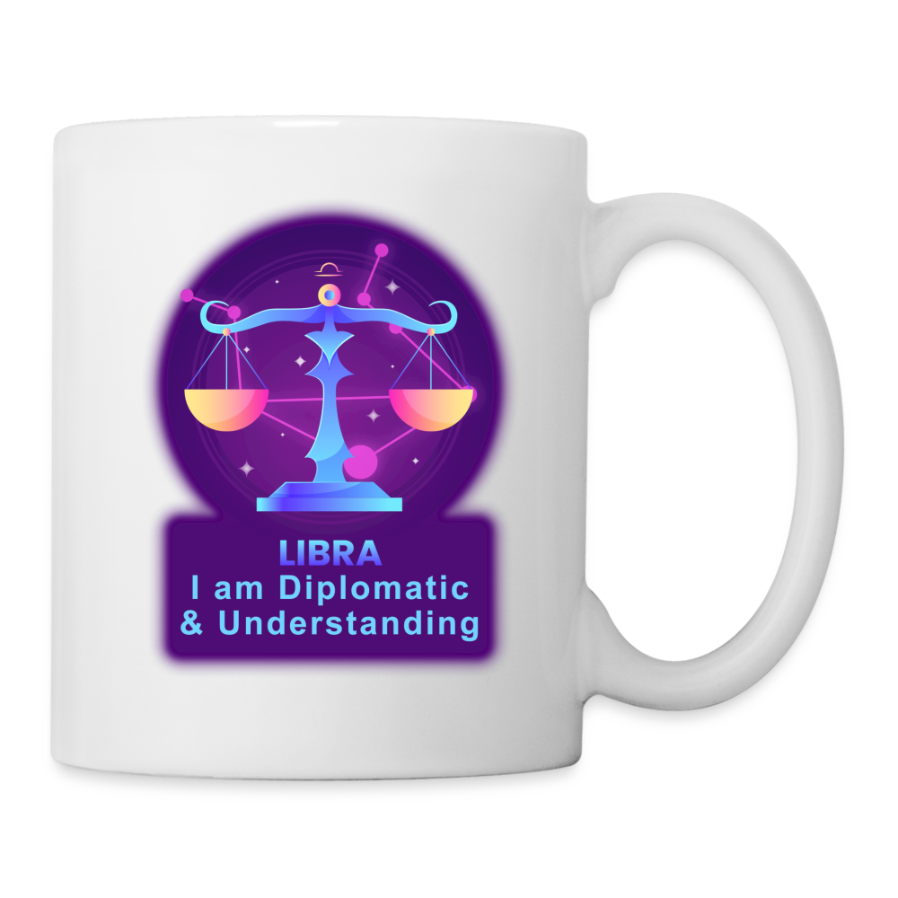 Neon Libra Coffee/Tea Mug - white