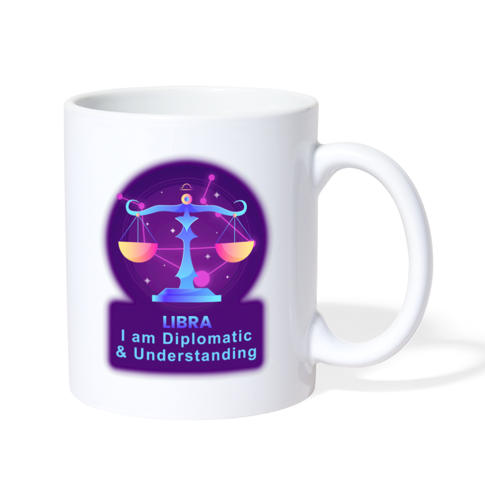 Neon Libra Coffee/Tea Mug - white