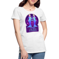 Thumbnail for Women’s Neon Gemini Premium T-Shirt - white