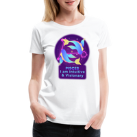 Thumbnail for Women’s Neon Pisces Premium T-Shirt - white