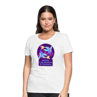 Thumbnail for Women’s Neon Pisces Premium T-Shirt - white