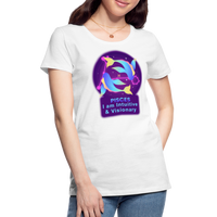 Thumbnail for Women’s Neon Pisces Premium T-Shirt - white