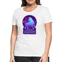 Thumbnail for Women’s Neon Taurus Premium T-Shirt - white