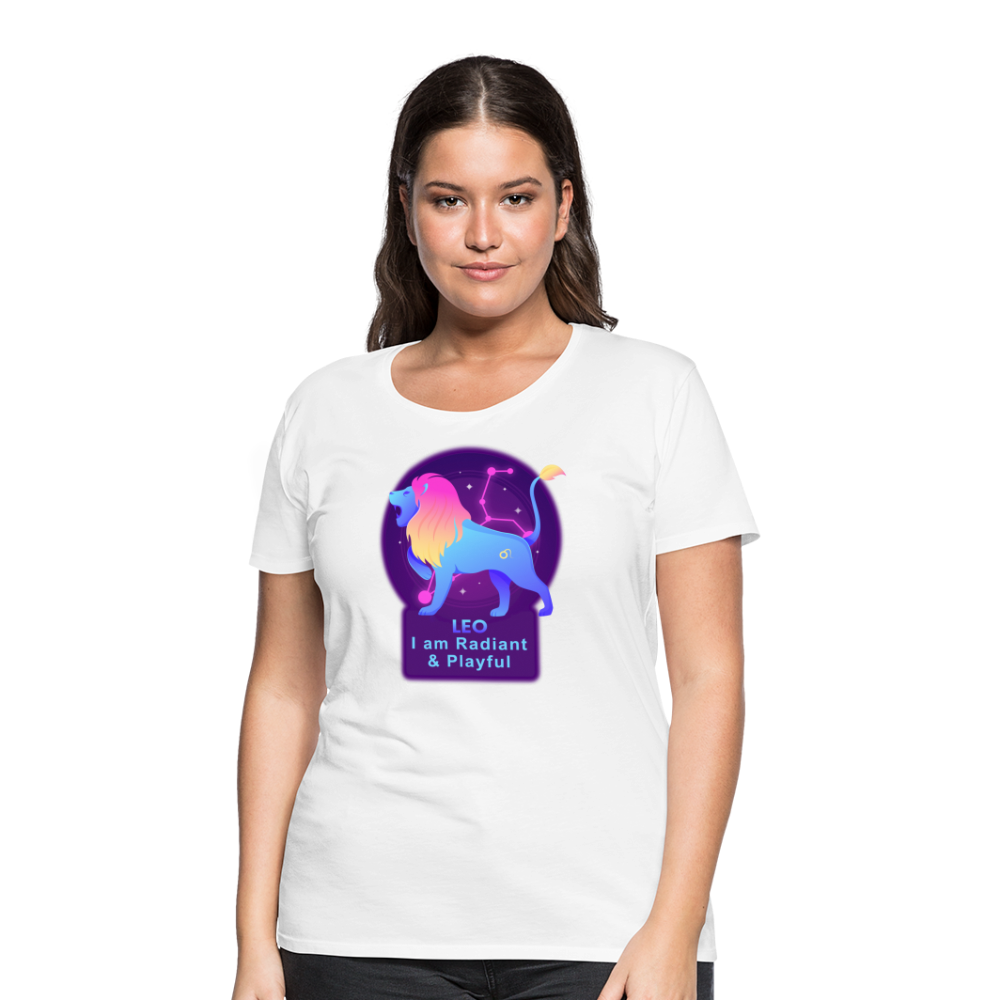 Women’s Neon Leo Premium T-Shirt - white