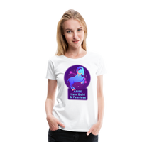 Thumbnail for Women’s Neon Aries Premium T-Shirt - white