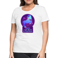 Thumbnail for Women’s Neon Aries Premium T-Shirt - white