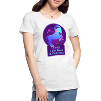 Thumbnail for Women’s Neon Aries Premium T-Shirt - white