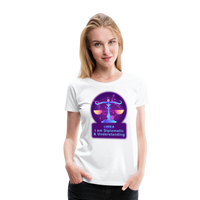 Thumbnail for Women’s Neon Libra Premium T-Shirt - white