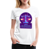 Thumbnail for Women’s Neon Libra Premium T-Shirt - white