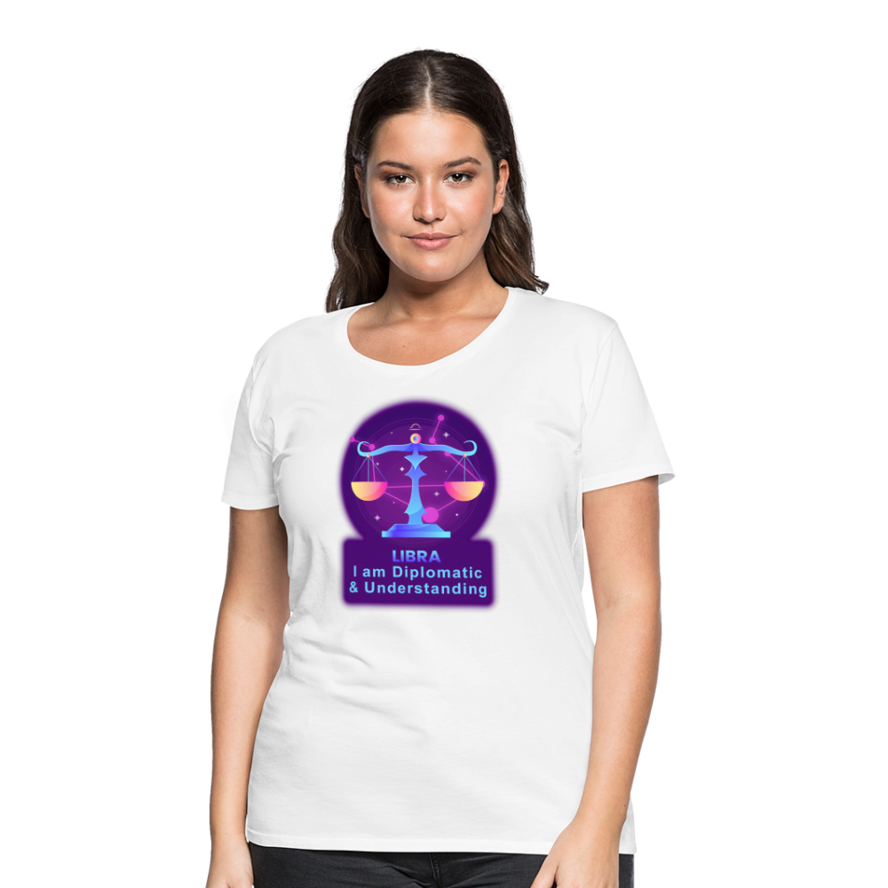 Women’s Neon Libra Premium T-Shirt - white