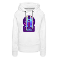 Thumbnail for Women’s Neon Gemini Premium Hoodie - white