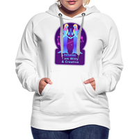 Thumbnail for Women’s Neon Gemini Premium Hoodie - white