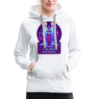 Thumbnail for Women’s Neon Gemini Premium Hoodie - white