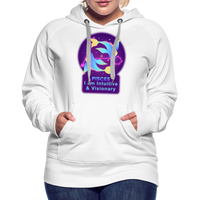 Thumbnail for Women’s Neon Pisces Premium Hoodie - white