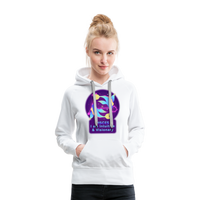 Thumbnail for Women’s Neon Pisces Premium Hoodie - white