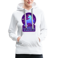 Thumbnail for Women’s Neon Taurus Premium Hoodie - white