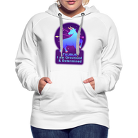 Thumbnail for Women’s Neon Taurus Premium Hoodie - white