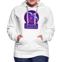 Thumbnail for Women’s Neon Sagittarius Premium Hoodie - white