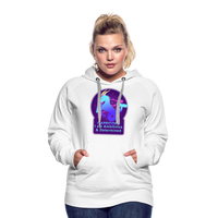 Thumbnail for Women’s Neon Capricorn Premium Hoodie - white