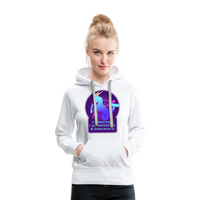 Thumbnail for Women’s Neon Capricorn Premium Hoodie - white