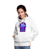 Thumbnail for Women’s Neon Capricorn Premium Hoodie - white