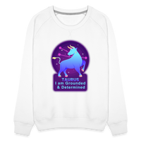 Thumbnail for Women’s Neon Taurus Premium Sweatshirt - white