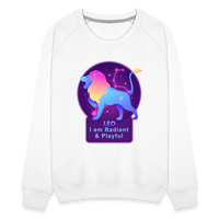 Thumbnail for Women’s Neon Leo Premium Sweatshirt - white