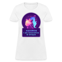 Thumbnail for Women's Neon Aquarius T-Shirt - white