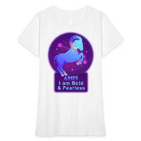 Thumbnail for Women's Neon Aries T-Shirt - white