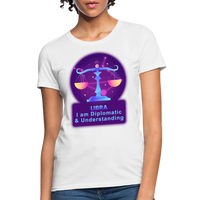 Thumbnail for Women's Neon Libra T-Shirt - white