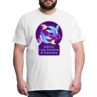 Thumbnail for Men's Neon Pisces Premium T-Shirt - white