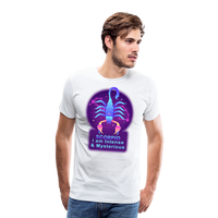 Thumbnail for Men's Neon Scorpio Premium T-Shirt - white