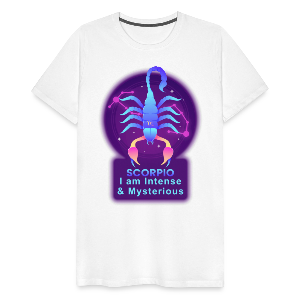 Men's Neon Scorpio Premium T-Shirt - white