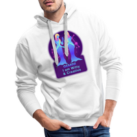 Thumbnail for Men’s Neon Gemini Premium Hoodie - white