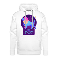 Thumbnail for Men’s Neon Leo Premium Hoodie - white