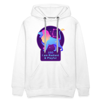 Thumbnail for Men’s Neon Leo Premium Hoodie - white