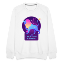 Thumbnail for Men’s Neon Leo Premium Sweatshirt - white