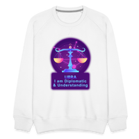 Thumbnail for Men’s Neon Libra Premium Sweatshirt - white