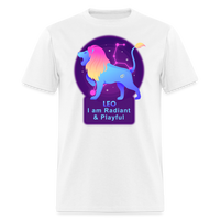 Thumbnail for Men's Neon Leo Classic T-Shirt - white