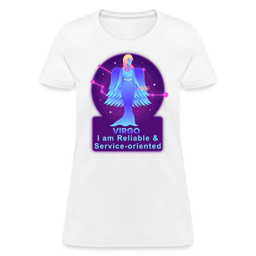 Women's Neon Virgo T-Shirt - white