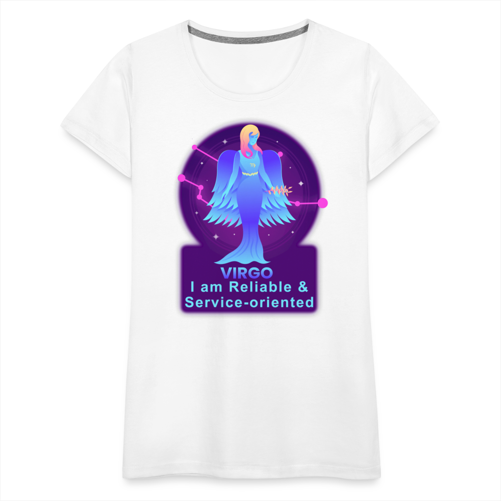 Women’s Neon Virgo Premium T-Shirt - white