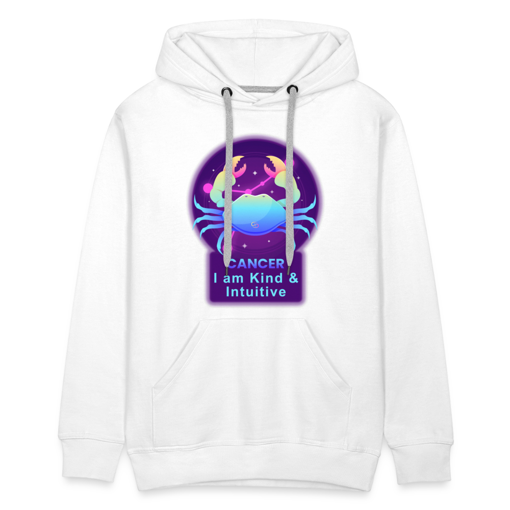 Men’s Neon Cancer Premium Hoodie - white