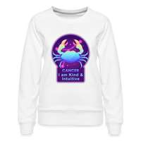 Thumbnail for Women’s Neon Cancer Premium Sweatshirt - white