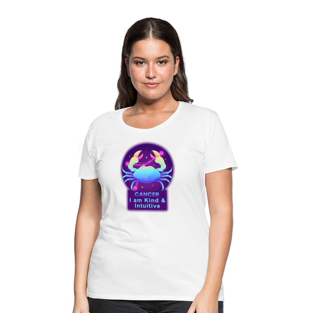 Women’s Neon Cancer Premium T-Shirt - white