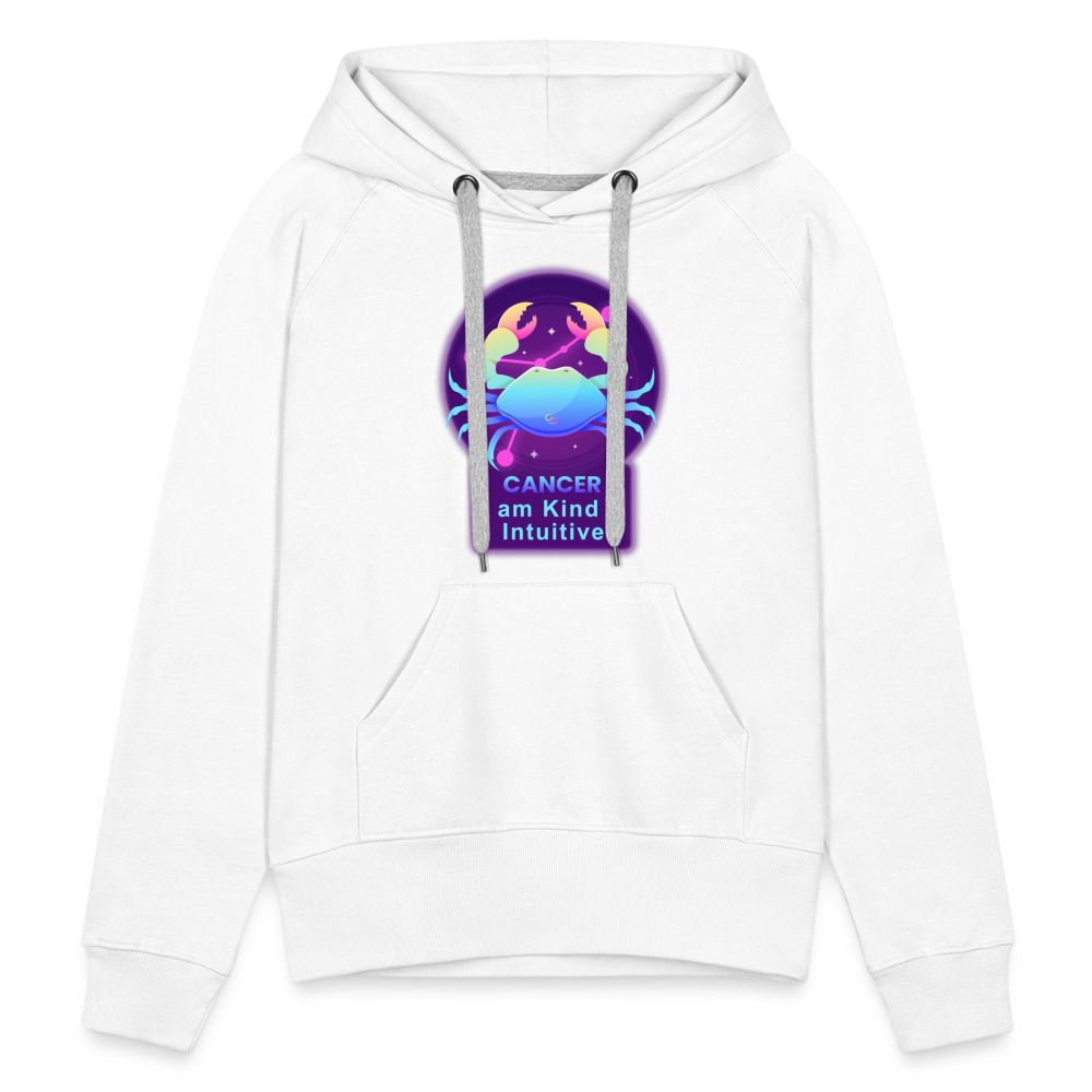 Women’s Neon Cancer Premium Hoodie - white