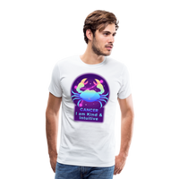 Thumbnail for Men's Neon Cancer Premium T-Shirt - white